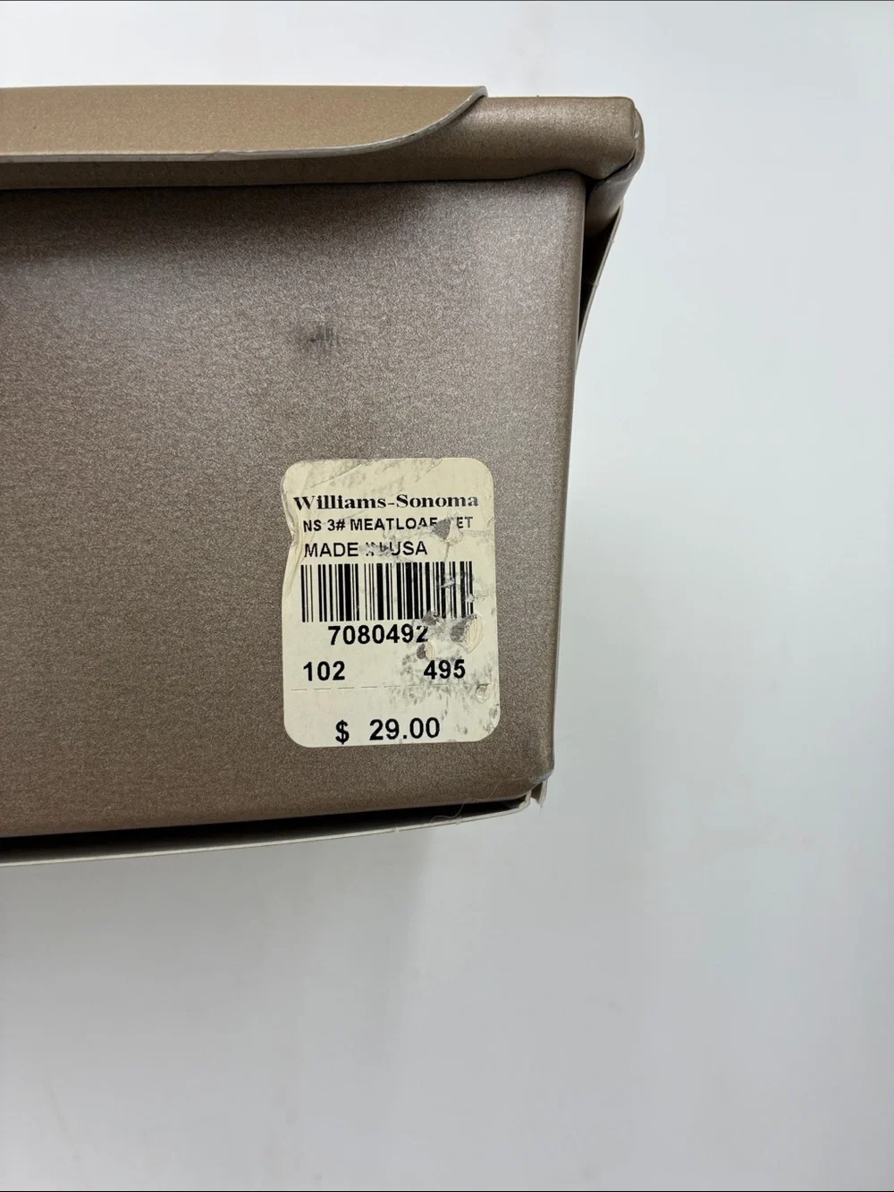 Williams Sonoma Goldtone Nonstick Loaf Pan